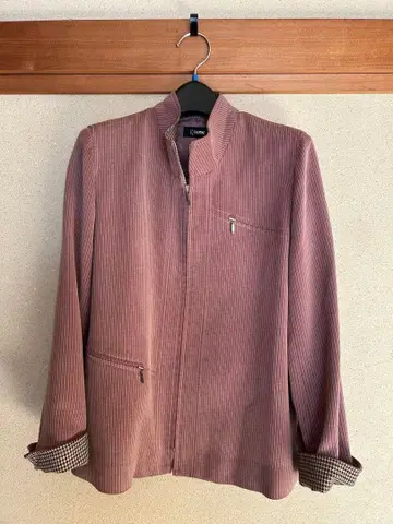 노카라 자켓 핑크