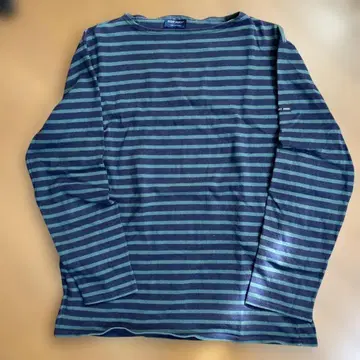 SAINTJAMES 스트라이프 긴팔 티셔츠 프랑스제 L 사이즈