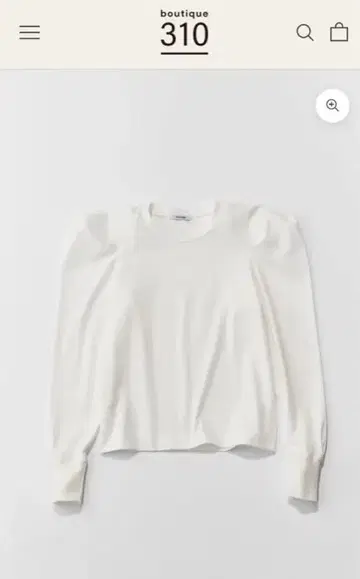 미사용 새상품 boutique310 퍼프 슬리브 긴팔 사토 카나코