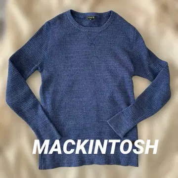 MACKINTOSH 블루 리브 스웨터 M
