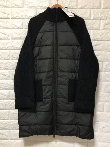 스콧 클럽 Vin [새상품] 퀼팅 코트 블랙 FREE 사이즈