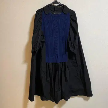 FRAPBOIS 니트 절개 도킹 원피스