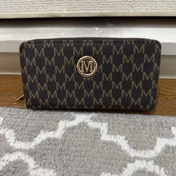 모노그램 장지갑 다크 브라운