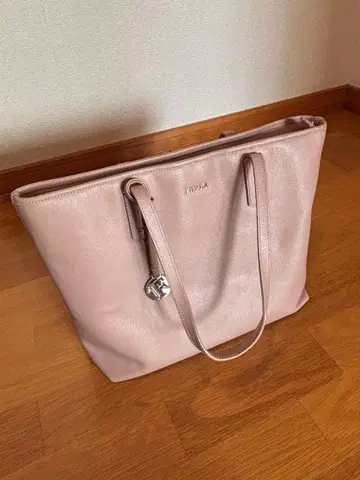 FURLA 토트백 비즈니스 핑크 내부 포켓 부착