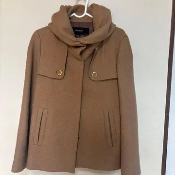 후드 부착 베이지 자켓 ZARA 여성용