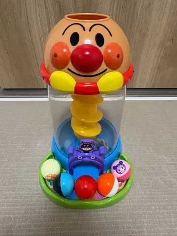 호빵맨 NEW! 쥐고! 떨어뜨리고! 빛나는 뱅글뱅글 타워 박스 포함