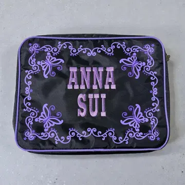 안나수이 자수 멀티 케이스 트래블 파우치 버터플라이 나비