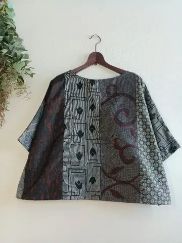 기모노 리메이크 상의 블라우스 풀오버