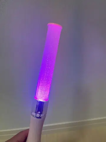 =LOVE 공식 응원봉 2025 보라색 스파클 응원봉