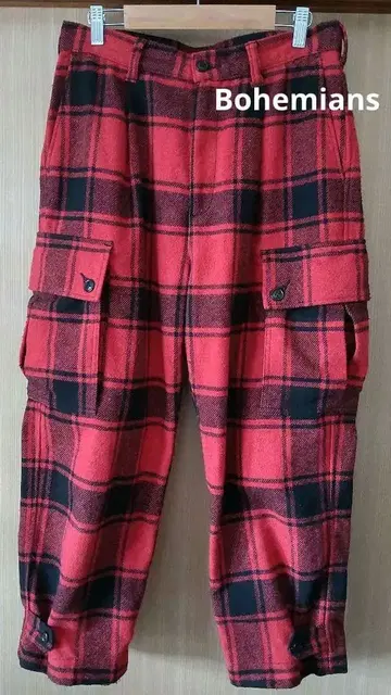 보헤미안즈 체크 팬츠