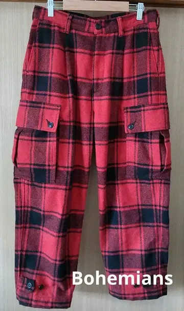 보헤미안즈 체크 팬츠