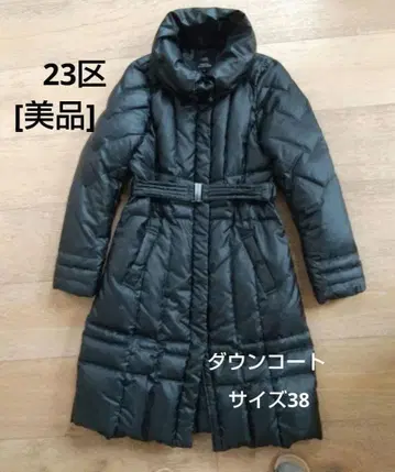 [새상품급] 23구 다운 재킷 다운 코트 롱 코트 블랙