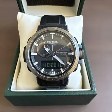 새상품급 CASIO PROTREK PRW-60Y 남성용 손목시계 클라이머