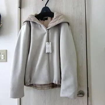 COMME CA ISM 후드 부착 자켓 F 베이지