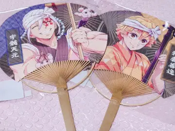 귀멸의 칼날 아와오도리 우즈이 텐겐 아가츠마 젠이츠 부채