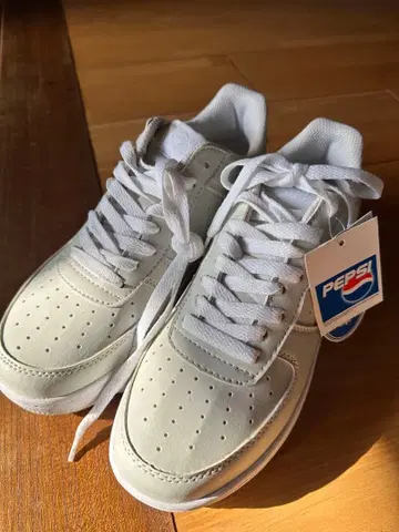 PEPSI 화이트 스니커즈 24.0