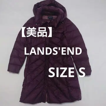 [ 새상품급 ] 랜즈 엔드 퍼플 다운 자켓 S
