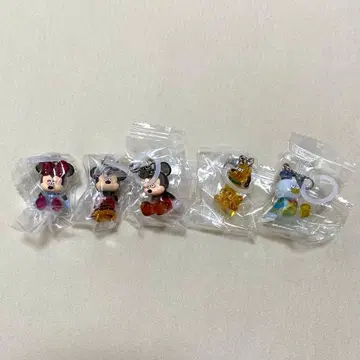 디즈니 마츠모토 세이지 메지루시 액세서리 가챠 전 5종 컴플리트 세트