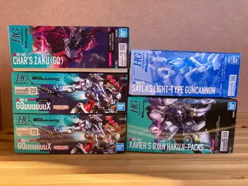 HG 지크액스 세이라 경캐논 샤아자쿠(GQ) 엑자베기안 세트