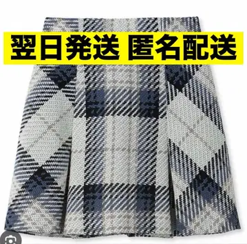 SNIDEL 로빙 체크 스커트