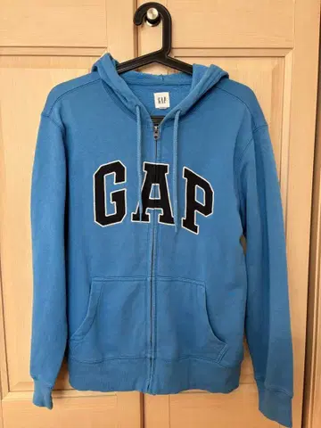 GAP 파랑 집업 후드티 XS