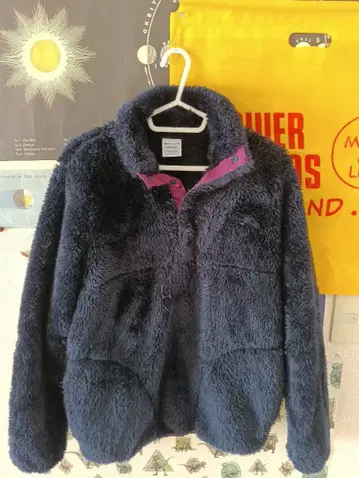 Champion 플리스 자켓 M 네이비