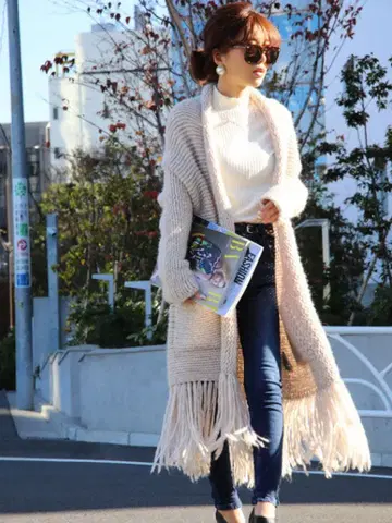 eimyistoire 알파카 롱 가디건 Darich