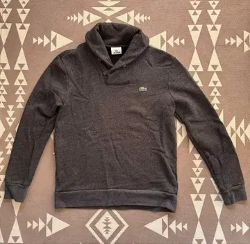 LACOSTE 그레이 숄카라 맨투맨 사이즈 4