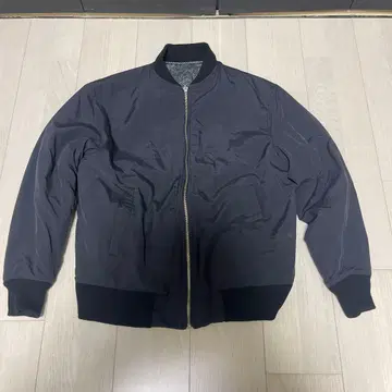 나노 유니버스 리버서블 자켓 블랙 그레이