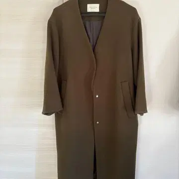PUBLIC TOKYO 올리브 롱 코트 프리 사이즈