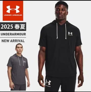 언더아머 맨투맨 후드티 UA 좌측 가슴 숏 슬리브