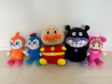 호빵맨 봉제 인형 5세트