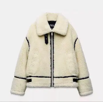 ZARA 자라 무스탕 보아 재킷 S