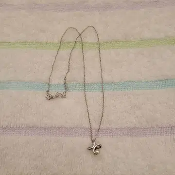 실버 크로스형 펜던트 목걸이