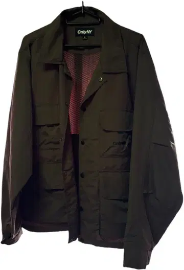 Only NY 나일론 자켓 아웃도어 로고 자수 L 스트릿