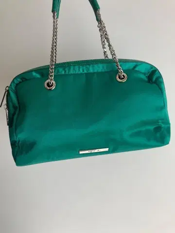 아네스베 가죽 나일론 토트 미니 보스턴 백