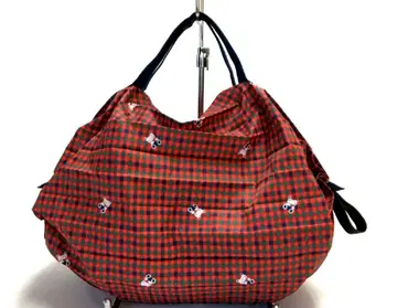 미사용 새상품 파밀리아 인기 접이식 에코백 체크 S