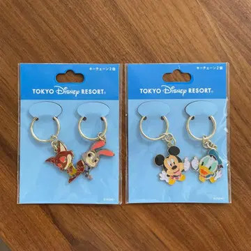 도쿄 디즈니 리조트 키링 2개 세트