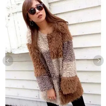 리젝시 블로킹 튜닉 풀오버 프리 사이즈