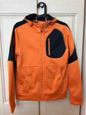 PUMA 후드 부착 오렌지 후드티 S