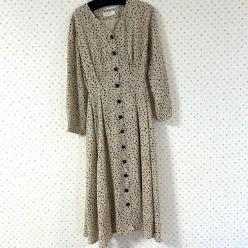 앙데팡당 도트 무늬 원피스