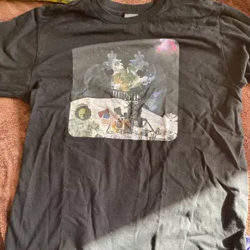 50DUPPIES 우주 그래픽 T셔츠