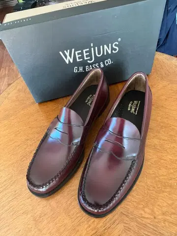 G.H.BASS WEEjUNS 로퍼 / 와인색 사이즈 9 / D 와이즈