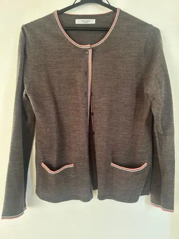 그레이 가디건 사무복