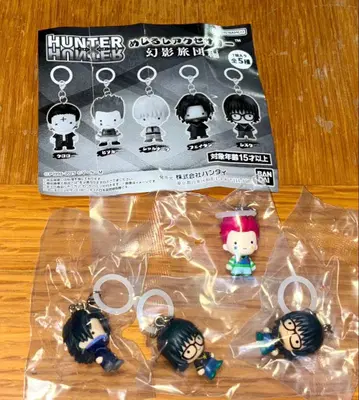 HUNTER x HUNTER 메지루시 액세서리 환영여단 4세트