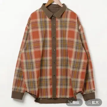 새상품급 니코앤드 리버서블 워크 셔츠 M