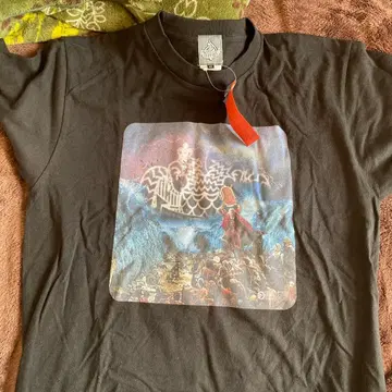 50 duppies 아트 프린트 블랙 T셔츠 M