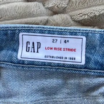GAP LOW RISE STRIDE 데님 27 | 4R