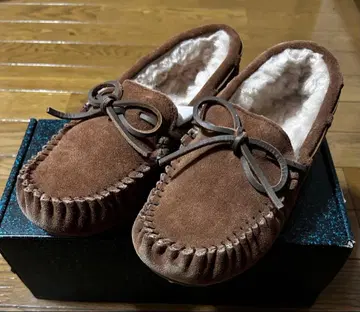 EMU 브라운 스웨이드 모카신 신발