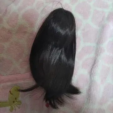 앞머리 있음 6-7inch 가발 유아sd 검정 블랙